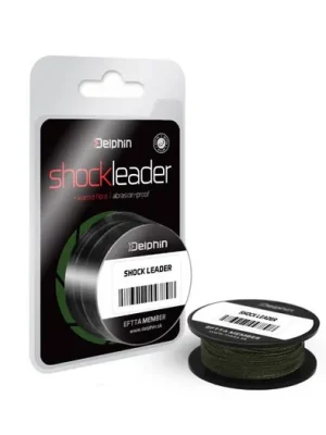 Delphin Šňůrka Shock Leader Zelená 40m 0,30mm 57lbs Expresní Doručení