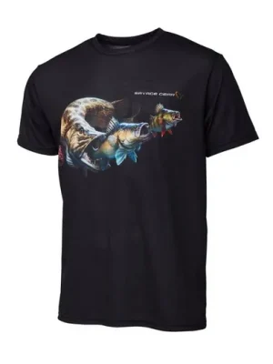 Zlevněný Savage Gear Tričko Cannibal Tee Black XL
