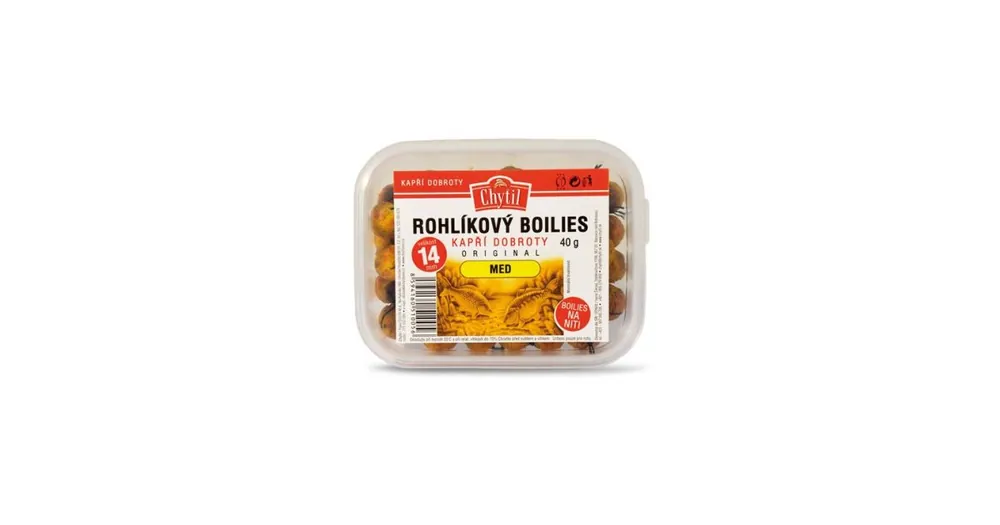 Cenová Bomba Chytil Rohlíkový boilies 40g 14mm Natur