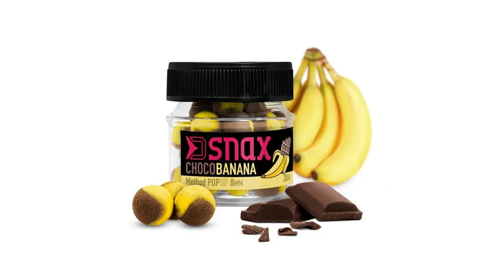 Jen Po Omezenou Doba Delphin Pop-Up D SNAX POP Čokoláda-Banán 20g 8mm