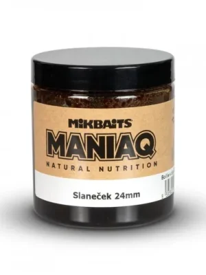 Akce Mikbaits Boilies v dipu ManiaQ Slaneček 250ml 16mm