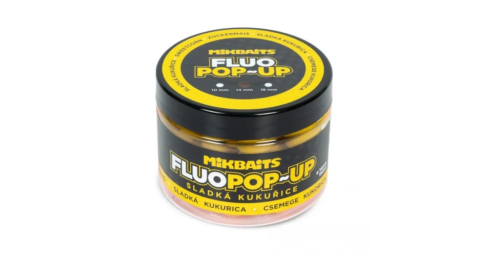 Cenově Výhodný Mikbaits Plovoucí fluo boilie Sladká kukuřice 150ml 14mm