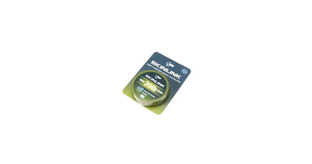 Nízká Cena Nash Šňůrka SkinLink Semi-Stiff 10m 20lb Weed Green