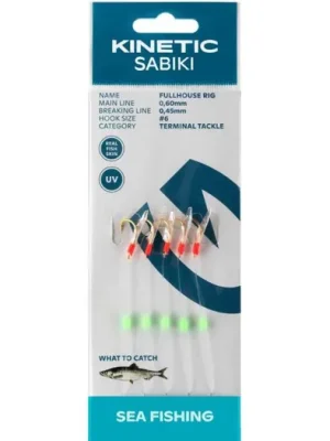 Kinetic Návazec Sabiki FullHouse Velikost 6 Fishskin Víkendová Akce
