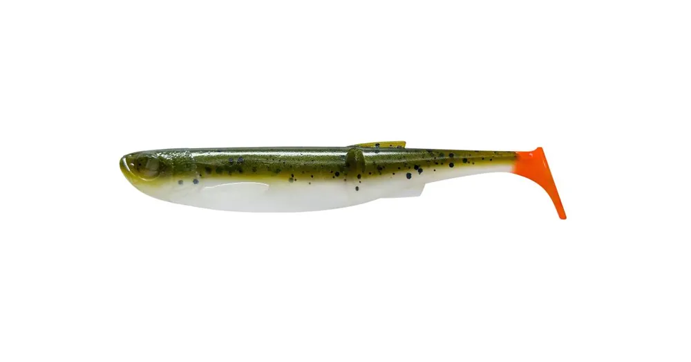 Dokud Zásoby Vydrží Savage Gear Gumová nástraha Craft Bleak 8,5cm 4,2g Olive Hot Orange 5ks