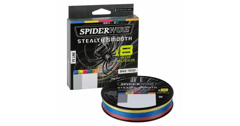 Spiderwire Šňůra Stealth Smooth 8 Multicolor 300m 0,33mm 38,1kg Pouze Dnes