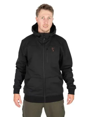 Cenový Hit FOX Bunda Collection Black/Orange Soft Shell Jacket L