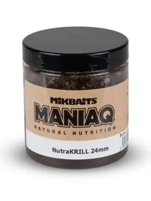 Akční Nabídka Mikbaits Boilies v dipu ManiaQ NutraKRILL 250ml 24mm