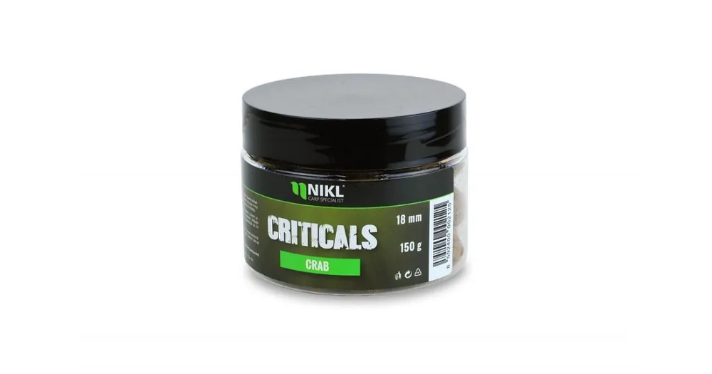 Cenově Výhodný Nikl Criticals boilies Crab 150g 20mm
