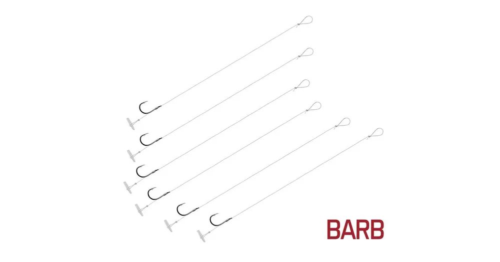Omezená Nabídka Delphin Návazec FLR Quickstop BARB 8cm 0,25mm Velikost 8 6ks