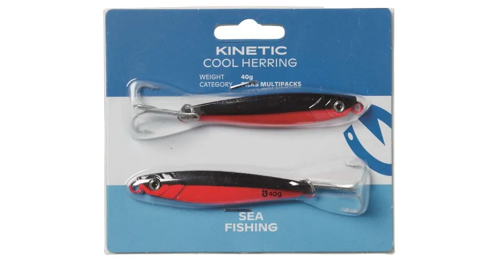 Bezpečná Platba Kinetic Nástraha Cool Herring 25g Black/Red 2ks