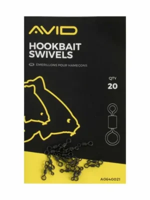 AVID Obratlík Hookbait Swivels 20ks Pouze Dnes