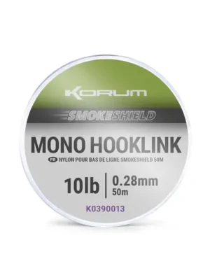 Bezpečná Platba KORUM Vlasec Smokeshield Mono Hooklink 50m 0,28mm 10lb
