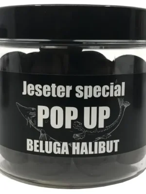 LK Baits Pop-Up Boilies Jeseter Special Beluga Halibut 18mm 200ml Kup Teď