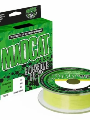 Nová Kolekce MADCAT Šňůra Backbone PE X8 300m 0,40mm 40,9kg