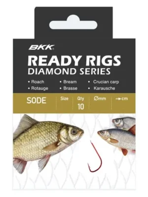 Expresní Doručení BKK Návazec Ready Rig Diamond Sode RD Velikost 8 0,16mm 70cm 10ks