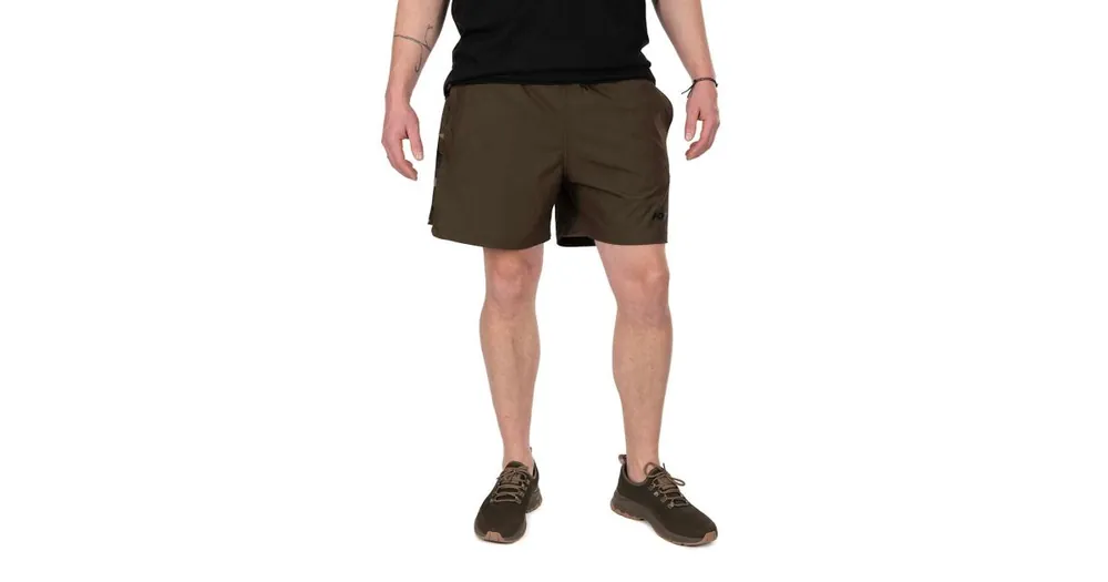 FOX Koupací kraťasy LW Swim Shorts Khaki/Camo 3XL Nová Kolekce