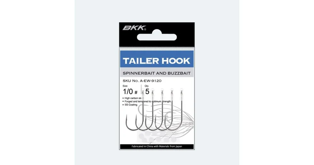 BKK Háček Trailer Hook Velikost 1/0 5ks Akční Cena