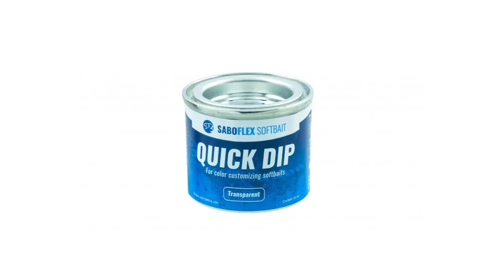 SaBoFlex Barva na nástrahy Quick Dip Transparent Časově Omezené