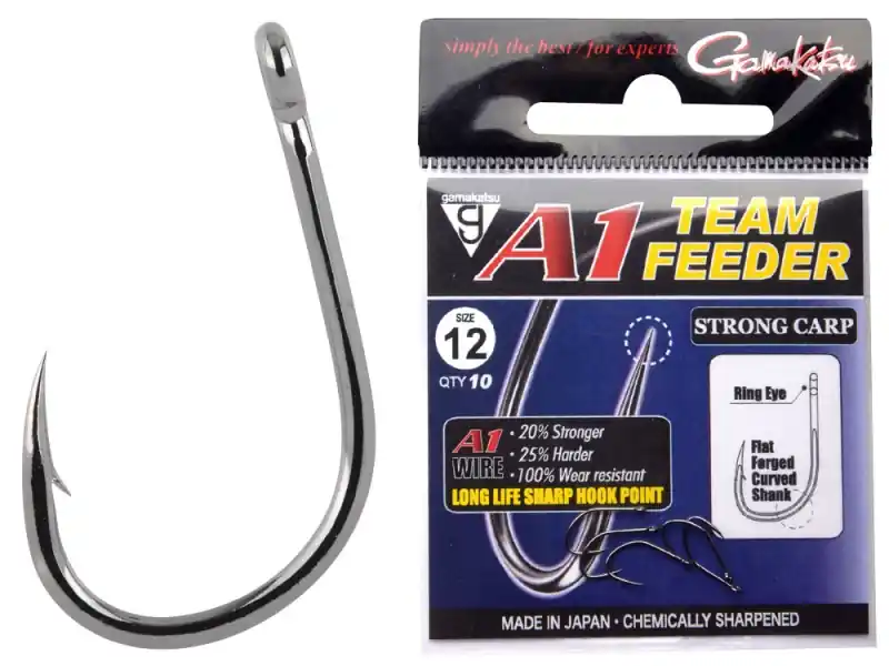 Gamakatsu háček A1 Feeder Hooks Strong Carp 10ks Sleva