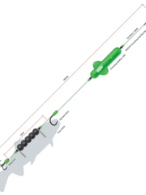Levný Madcat návazec Screamin Profi River Rigs "Deadbaits" L