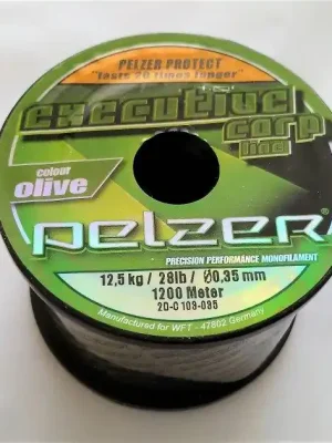 Nízká Cena Pelzer vlasec Executive Carp Line Olive 1200m