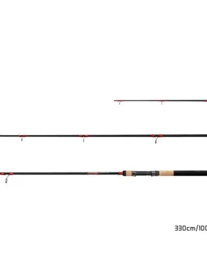 Levný Delphin LEEDER Feeder + 2 špičky 330cm/100g - 3 díly