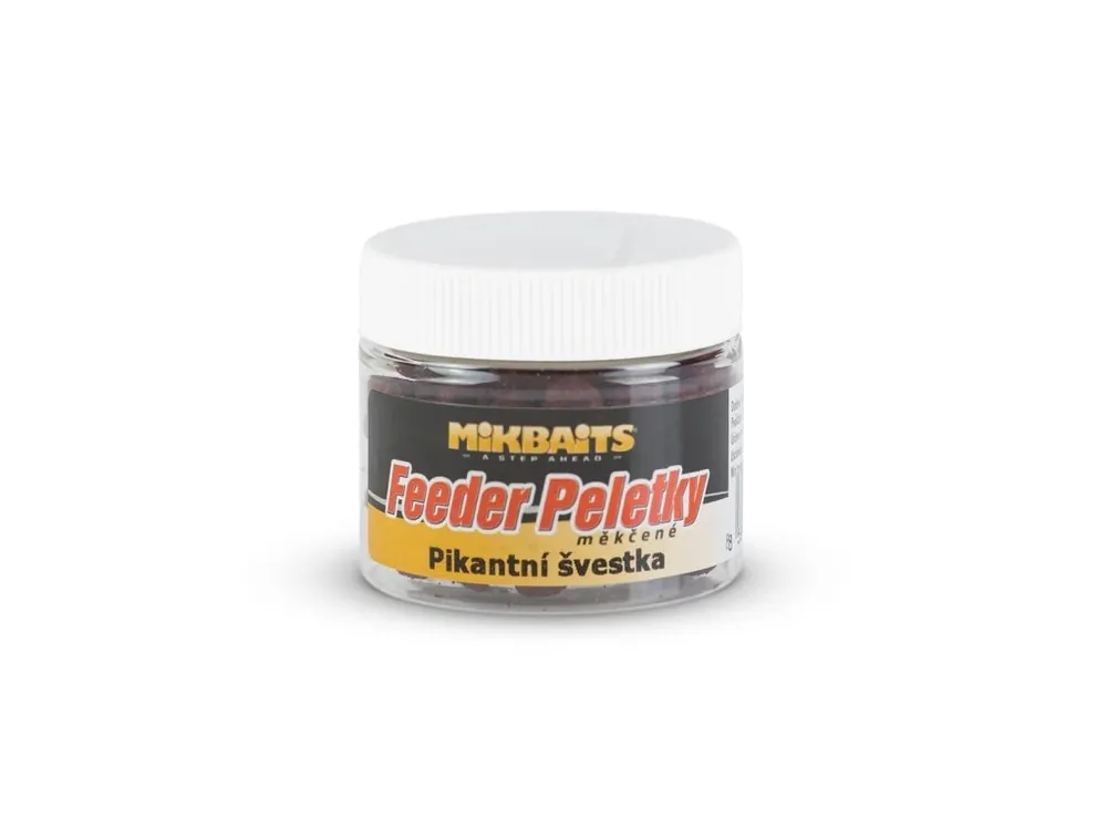 Mikbaits Feeder Měkčené Peletky - Pikantní švestka - 50ml Akce