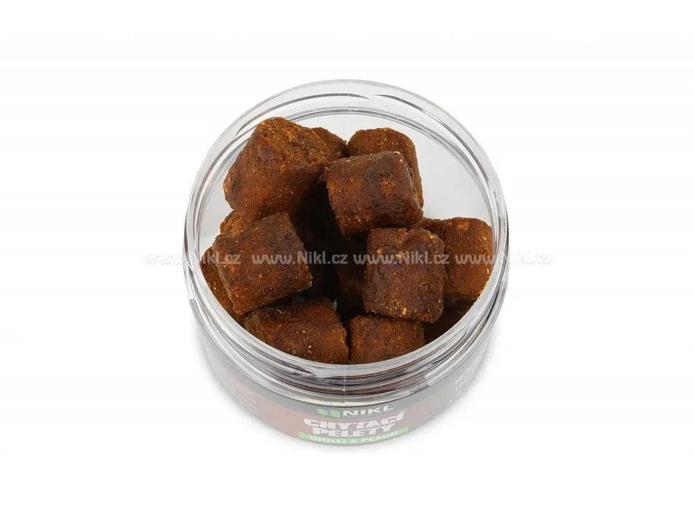 Omezená Nabídka Nikl - Chytací pelety Chilli & Peach 18mm, 150g