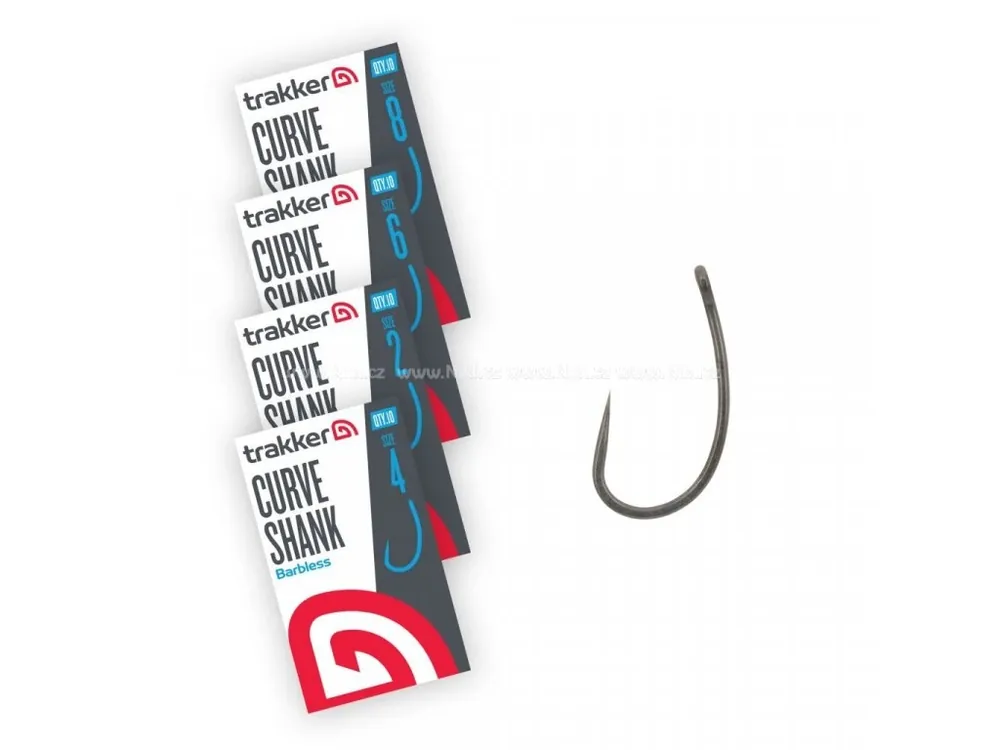 Trakker Háček Curve Shank Hooks (Barbless) Poslední Šance