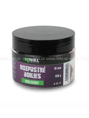 Akční Cena Nikl - Rozpustné boilies Krill Berry 14mm, 150g