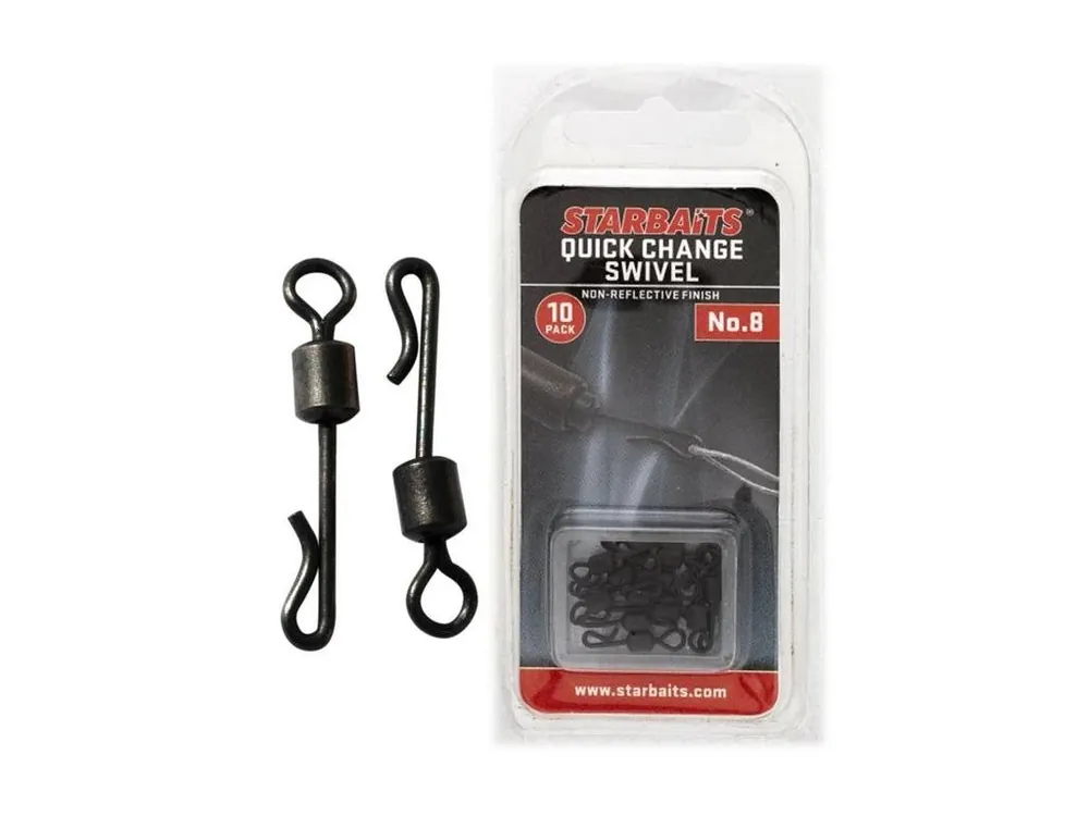Starbaits Swivel - Quick Change č.8 (10pc) Akce