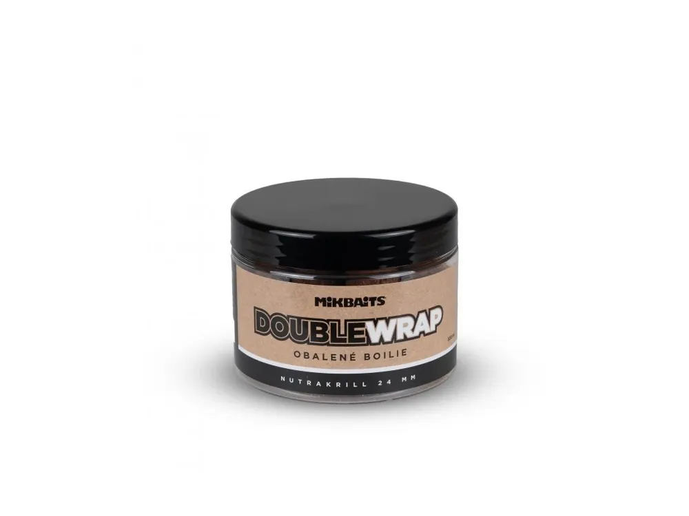 Mikbaits Double Wrap Boilie - NutraKRILL - 20mm/500ml Nejlepší Cena