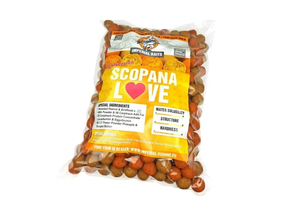 Imperial Baits Carptrack Boilie - Scopana Love - 24mm Originální