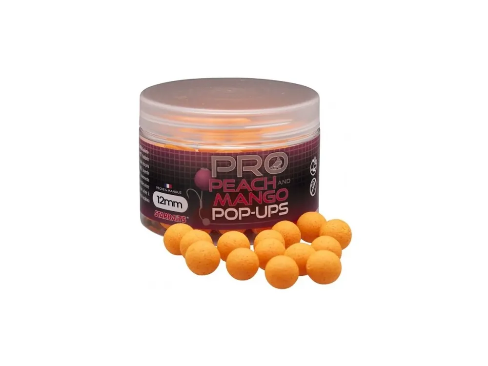 Omezená Nabídka Starbaits POP UP Pro Peach & Mango 12 mm 50g