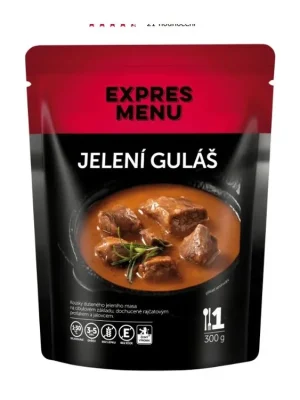 Výprodej Expres Menu Jelení guláš 1 porce (300 g)