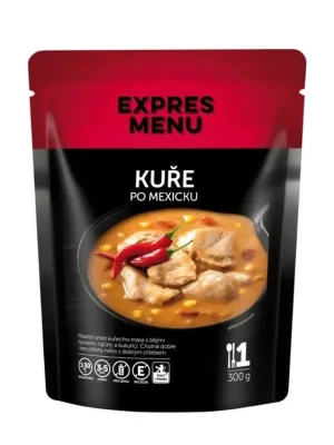 Expres menu Kuře po mexicku 1 porce (300 g) Levný