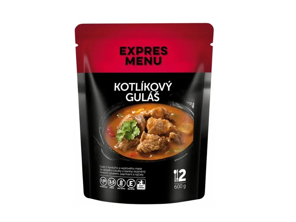 Nízká Cena Expres menu Kotlíkový guláš 2 porce (600 g)