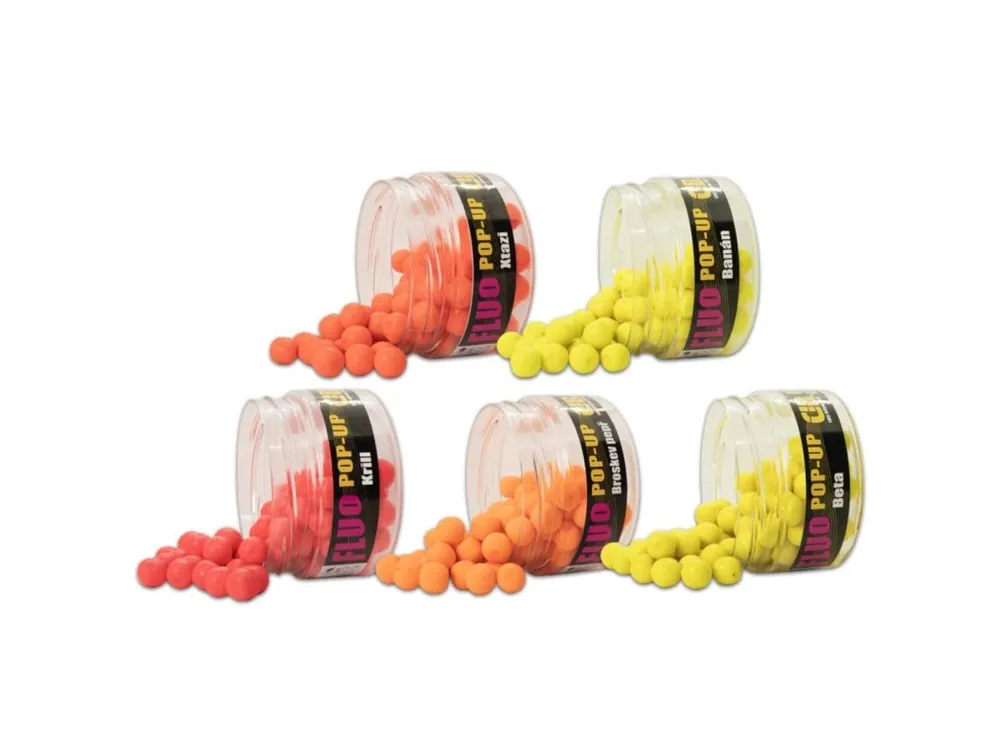 Novinka Carp Inferno Pop - up Fluo Krill 12 mm 200 ml