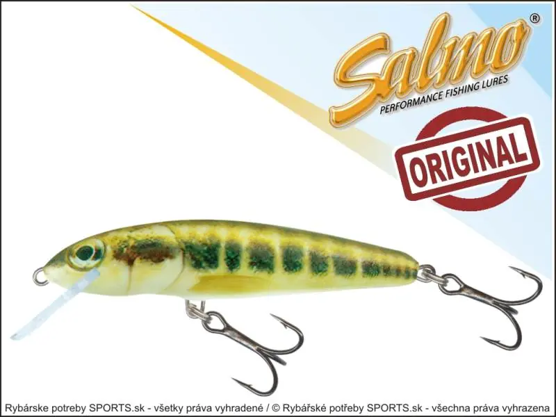Časově Omezené Salmo rybářské woblery Minnow M5S barva M