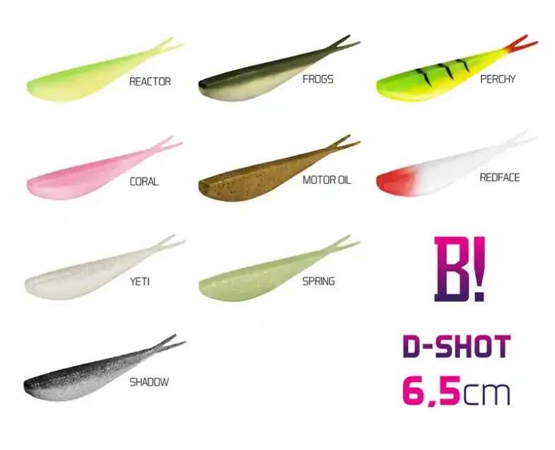 Umělá nástraha BOMB! D-SHOT / 5ks 10,5cm/Coral Ověřený