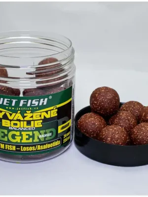 Výprodej 250ml-24mm Legend range Vyvážené boilie : BIOENZYM FISH - LOSOS / ASA