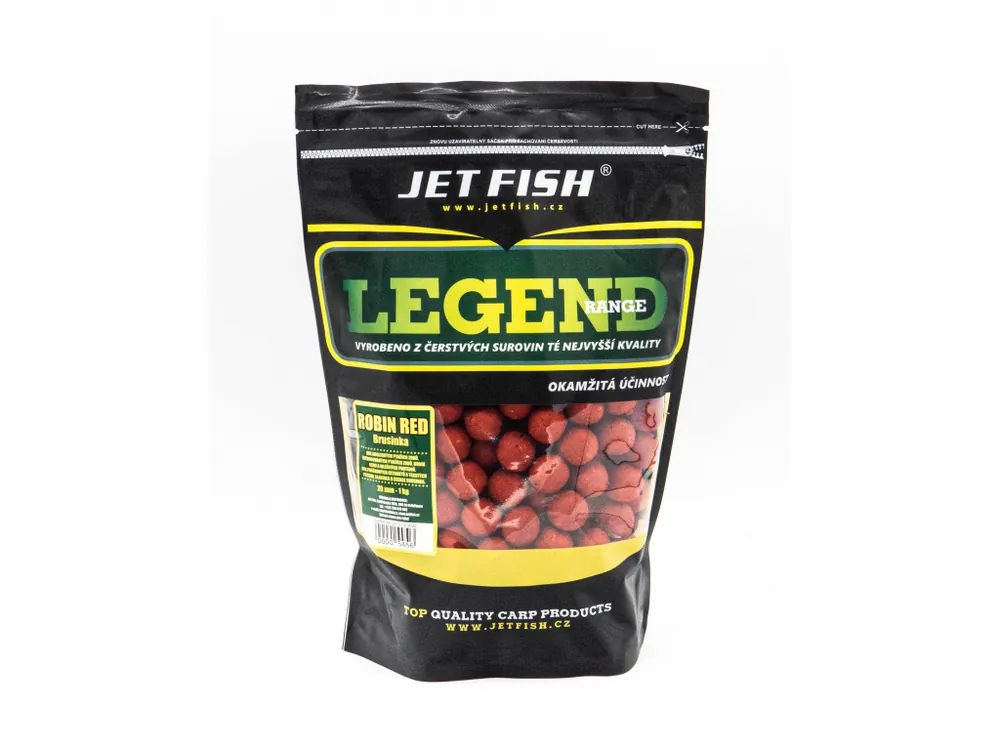 Vysoce Kvalitní Legend Range boilie 1kg - 20mm : ROBIN RED - BRUSINKA
