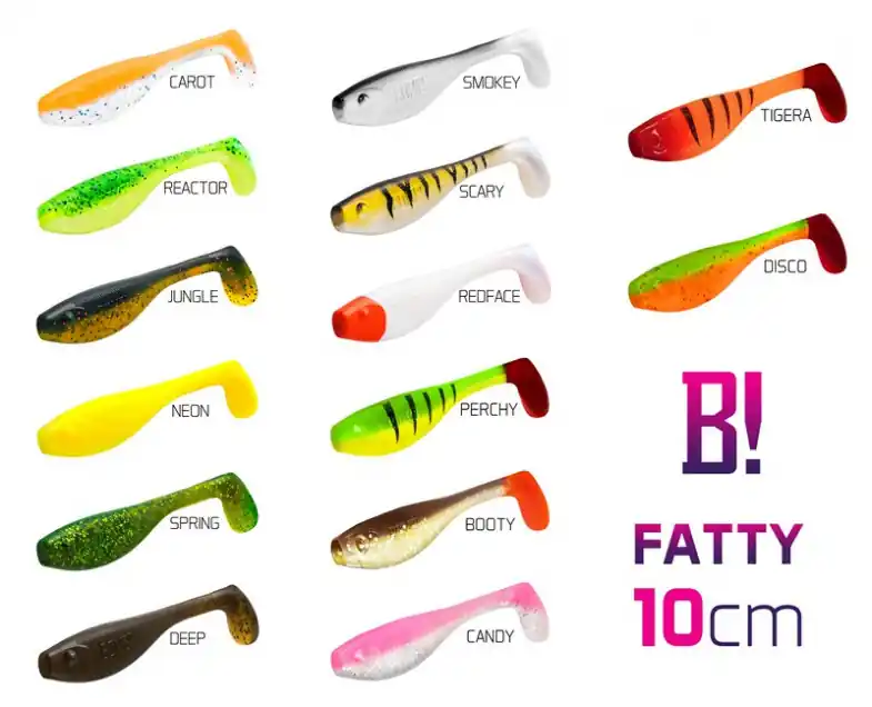 Umělá nástraha BOMB! Fatty / 5ks 12cm/TIGERA Nízká Cena