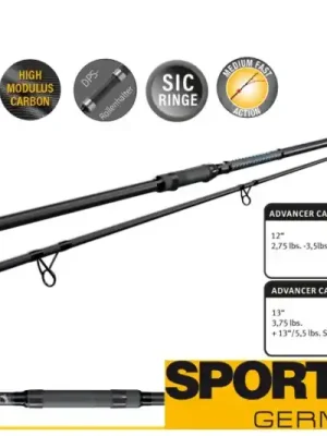 Kaprový prut SPORTEX Advancer CS-2 Carp 12ft/366cm - 2,75lbs Horká Nabídka