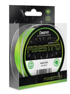 Delphin MAESTRO / fluo zelená 0,11mm 7,0kg 150m Přímo Od Výrobce