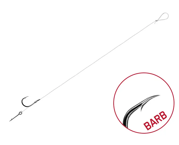 Návazec Delphin FLR Sting / 6ks 8cm / 0,22mm / B-LESS #8 / Sting 5mm Dokud Zásoby Vydrží