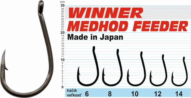 Nízká Cena Háček - Profi Method Feeder MF X7 / 10ks balení 10ks balení - MF X7 - velikost 14
