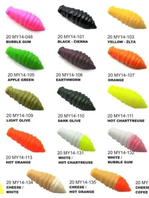 Dipované umělé nástrahy FishUP Maya 3,5cm / 2,2g - 8ks Barva: Bubble Gum Speciální Cena