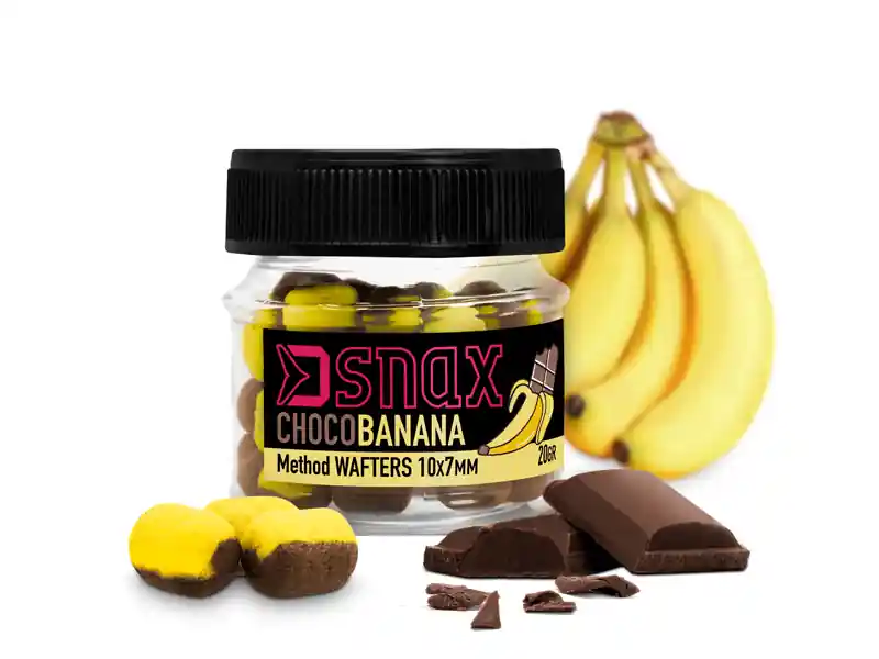 Vysoce Kvalitní Nástraha D SNAX WAFT 10x7mm/20g Čokoláda-Banán